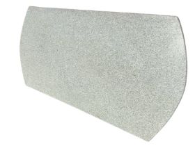 A 6ft granite tabletop, the rectangular panel with rounded ends. (71.5in x 36in)