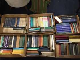 Six boxes of books on chemistry, science, mathematics, nuclear, magnetism, Chemical Society