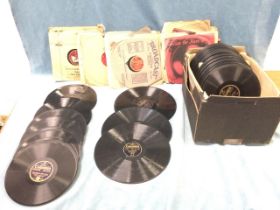 A collection of 78s from the 40s & 50s - song & dance, Gracie Fields, light opera, musicals, Bing,