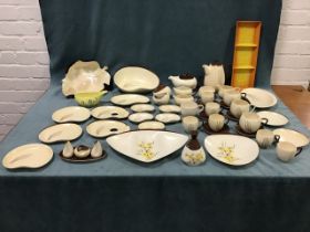 A collection of Carlton Ware in the Australian Design including a tea & a coffee service, serving