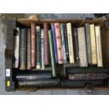Lot Folio Society books in slip cases