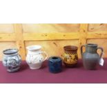 Collection of art / studio pottery