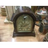 Waring & Gillows mahogany cased mantel clock