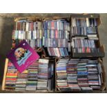 Six boxes of Cd's