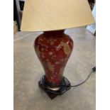 Modern baluster table lamp and hare