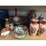 Group of Japanese ceramics