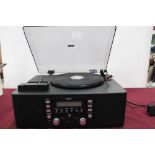 Teac - LP-R5500SB CD recorder with turntable and cassette player, plus VHF cordless TV/Hi-Fi headset