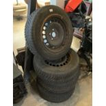 Set of four Goodyear tyres