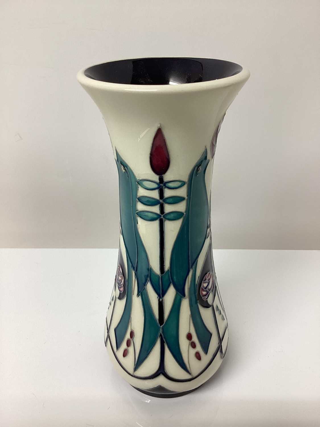 Moorcroft pottery Talwin vase, dated 2014, 20.5cm high, boxed - Image 5 of 7