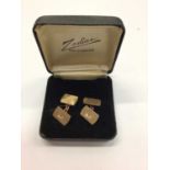 Pair 9ct gold cufflinks