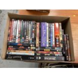 Twelve boxes of DVD's