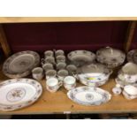 Royal Albert Petit Point comprehensive dinner service with tureens, tea ware, assorted plates, bowls