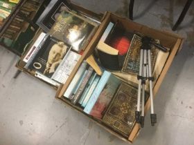 Four boxes of assorted reference books