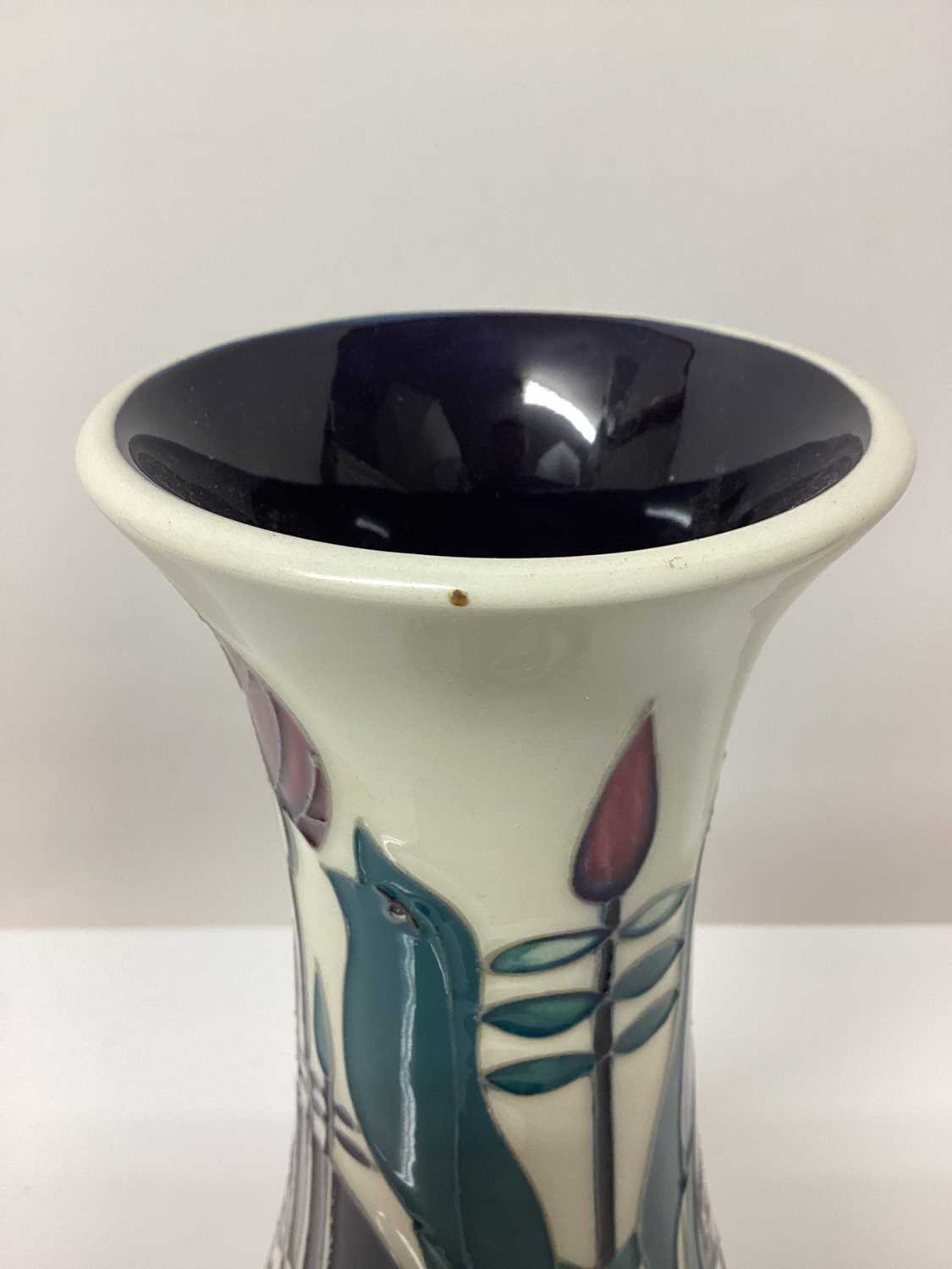 Moorcroft pottery Talwin vase, dated 2014, 20.5cm high, boxed - Image 3 of 7