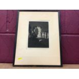 Joseph Kirkpatrick: Netley Abbey, aquatint, framed