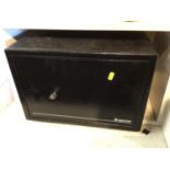 Sentry safe with key, 43cm x 29cm