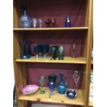 Collection of antique and vintage glass