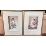 Pair of William Russell Flint limited edition prints - Spanish ladies no. 510/850, together with two