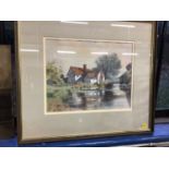 Michael Norman hand coloured lithograph - Willy Lott's Cottage