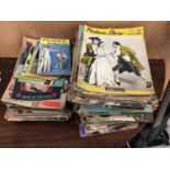 Large quantity of mostly 1950s Picture Show and other movie magazines