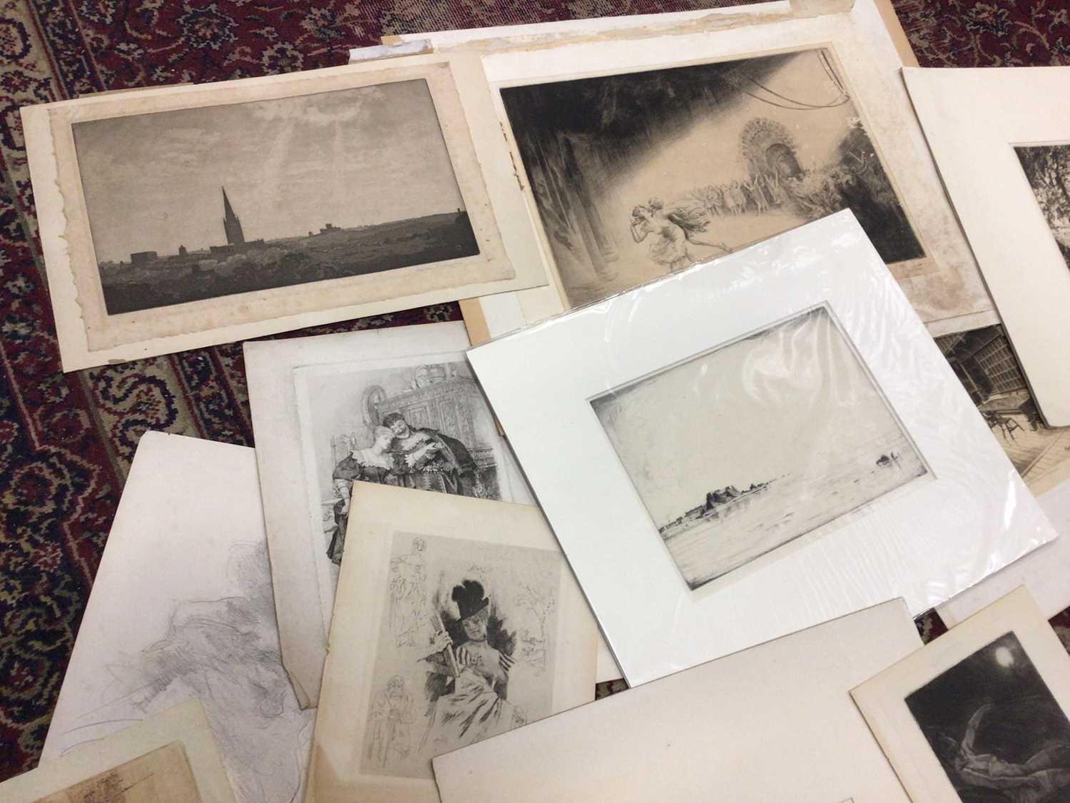 Group of early 20th century etchings - Image 5 of 5