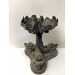 Classical style bronze table centrepiece