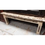 Good quality coffee table with marble effect top