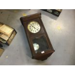 1920's / 30's oak cased regulator wall clock