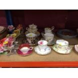 Victorian tea cups and saucers, Victorian and other ceramics