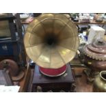 Sound Master wind up table top gramaphone