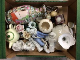 A large quantity of glass, ceramics and other items