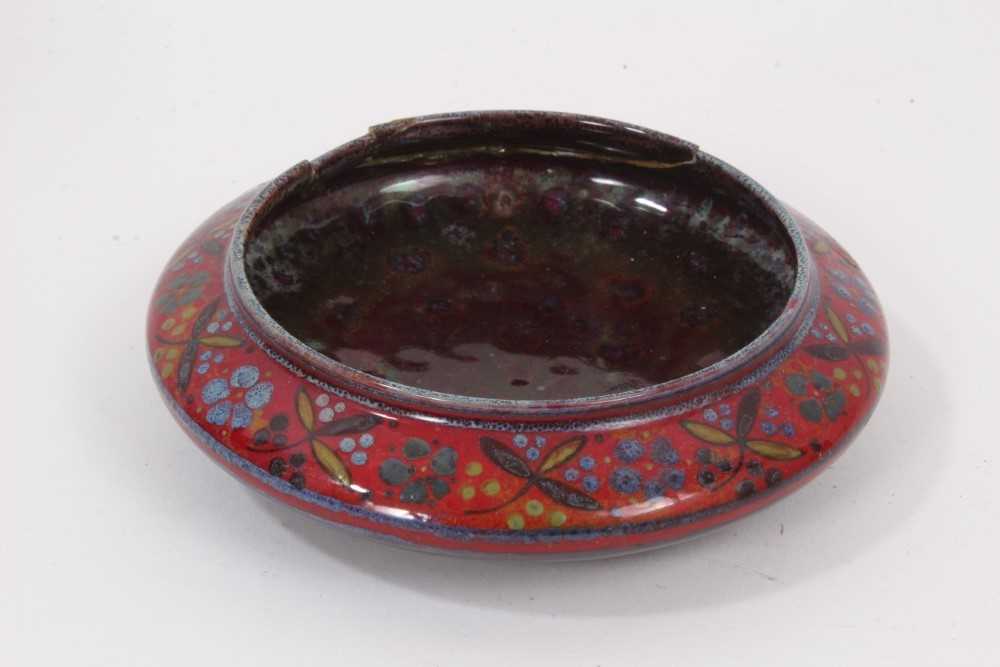 A Royal Doulton flambe bowl