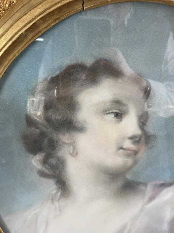 After Rosalba Carriera (1673-1757), German School, early 20th century, oval pastel portrait of a lad - Image 6 of 6