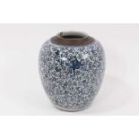 Chinese blue and white jar