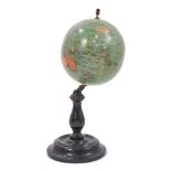 Early 20th century Geographia 4-inch terrestrial globe