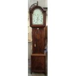 J.Sessford - Newcastle, George III mahogany cased longcase clock