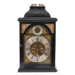 Fine Early-18th century bracket clock by William Westbrook London with arched silvered and gilt dial