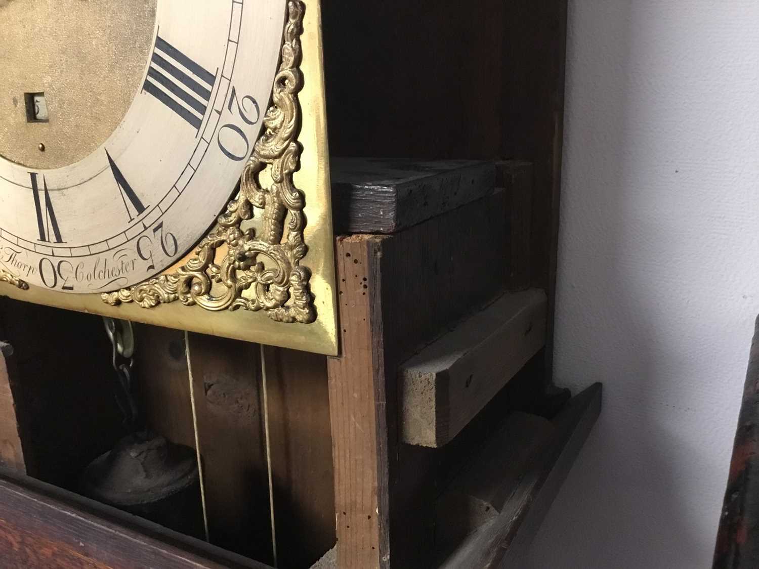 18th Century longcase clock by Thomas Thorp, Colchester - Image 10 of 16