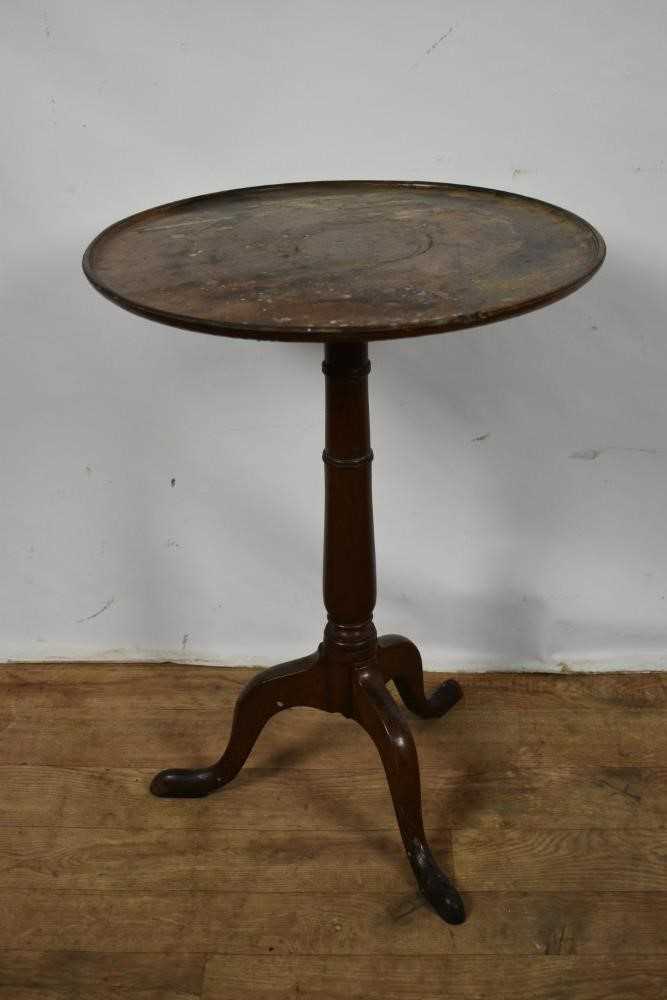 George III mahogany wine table