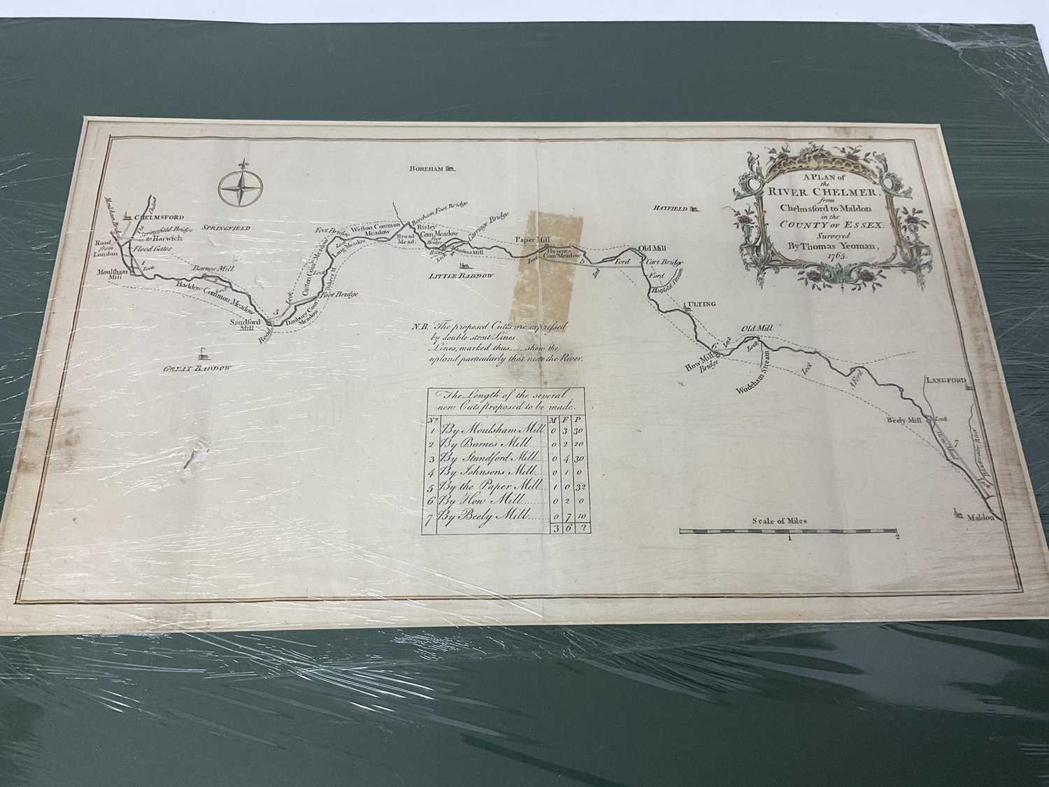 London to Harwich road map and other local interest maps and engravings - Image 4 of 9