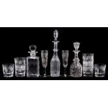 Group of antique and later glassware