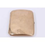 9ct gold cigarette case