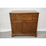 Early 19th century mahogany secretaire chest