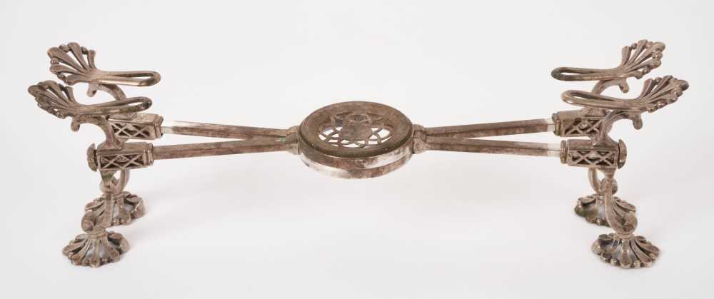 George III silver dish stand, London 1770 - Image 2 of 6