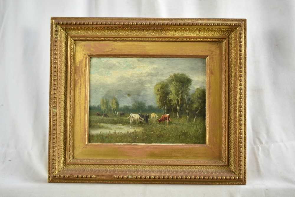 William Frederick Hulk (1852-c.1906) Pair of late 19th century oils on canvas in original gilt frame - Image 2 of 12