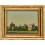 *Julian Barrow (1939-2013) oil o canvas - Royal Hospital, Chelsea, signed and dated 1965, in painted