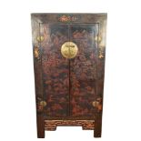 Antique Chinese lacquered cabinet