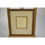George Chinnery (1774-1852) pencil on paper - a Coolie, 8.5cm x 9.5cm, mounted in glazed gilt frame