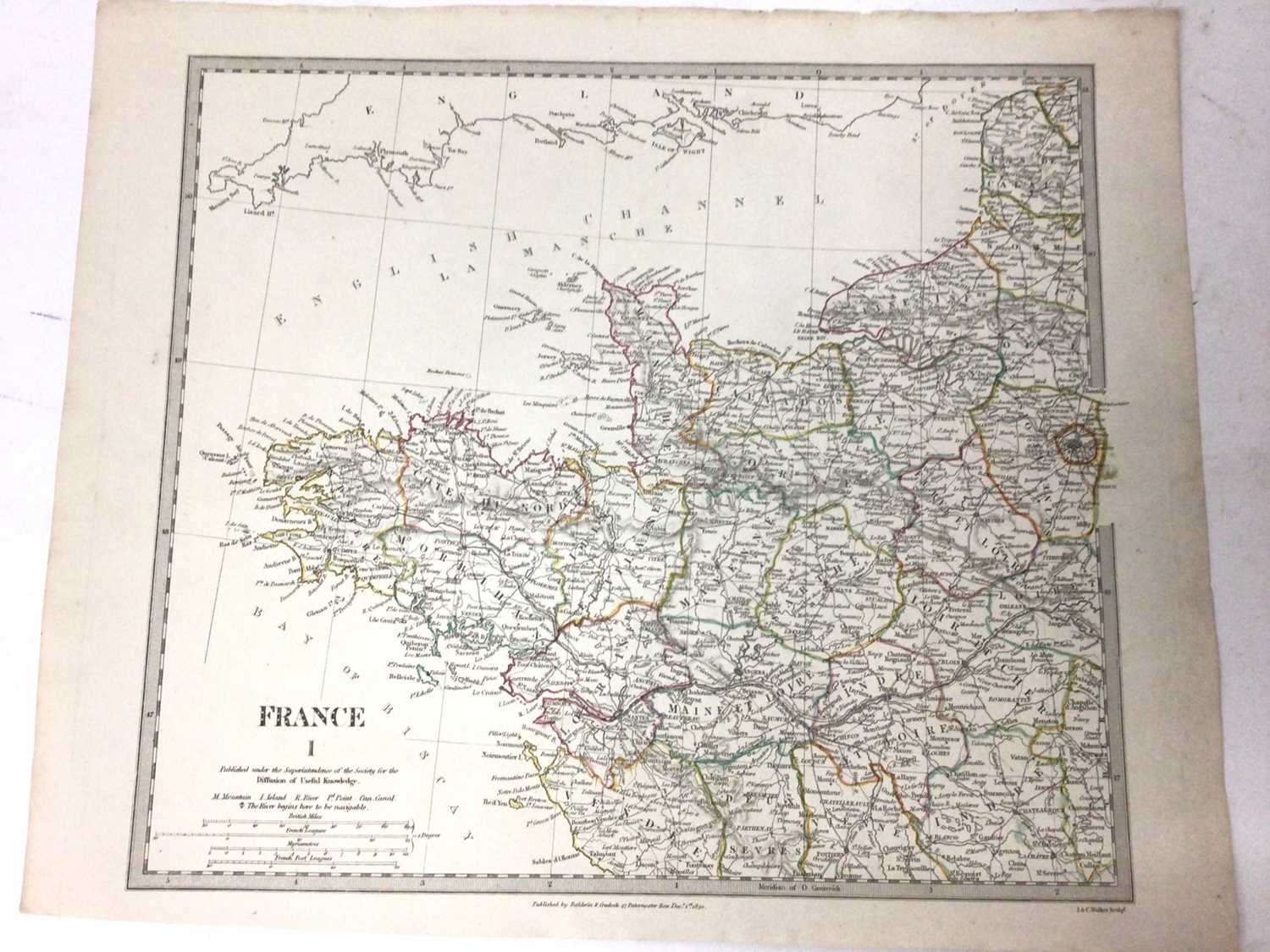 Herman Moll, 18th century map of France and other maps - Image 4 of 6