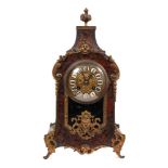 Edwardian Mappin and Webb retailed boulle work mantel clock